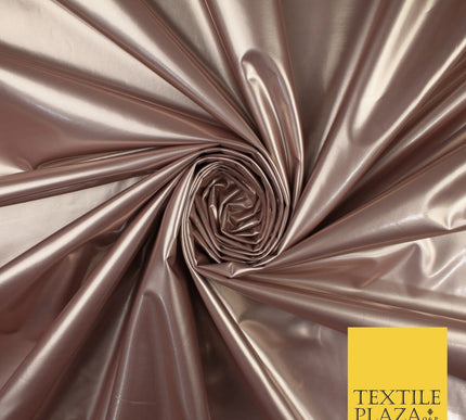 9 Colours - Glossy PVC Fabric Dress Fashion Material Craft Decor 56" Wide
