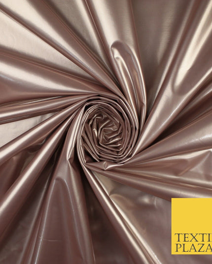 9 Colours - Glossy PVC Fabric Dress Fashion Material Craft Decor 56" Wide