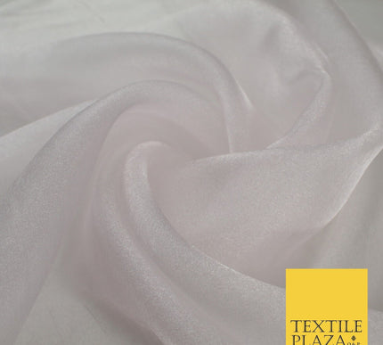 15 COLOURS - Premium Crystal Organza Bridal Wedding Dance Dress Veil Fabric 44"