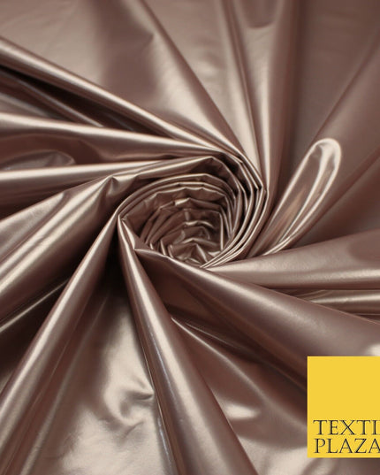 9 Colours - Glossy PVC Fabric Dress Fashion Material Craft Decor 56" Wide