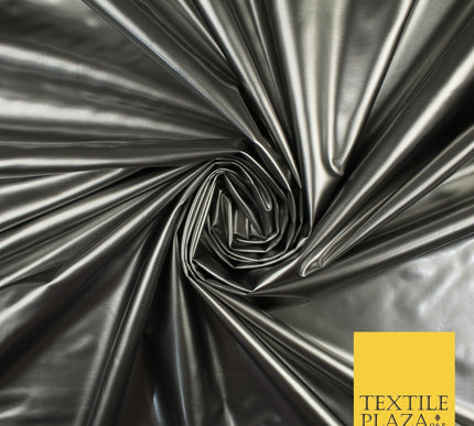 9 Colours - Glossy PVC Fabric Dress Fashion Material Craft Decor 56" Wide