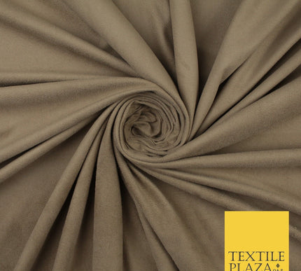 11 Colours Luxury Faux Suede Fabric Med Weight Dressmaking Upholstery Craft 60"