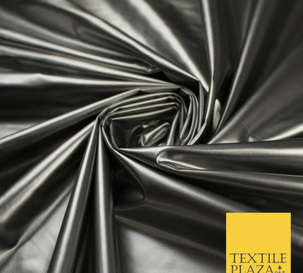 9 Colours - Glossy PVC Fabric Dress Fashion Material Craft Decor 56" Wide