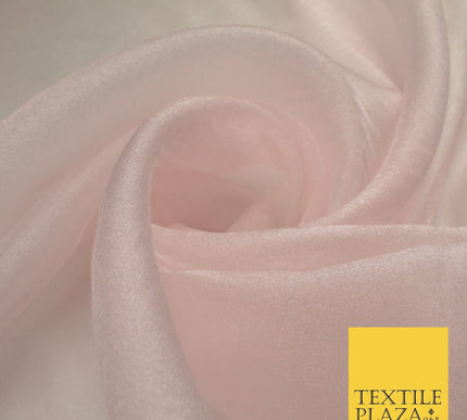 15 COLOURS - Premium Crystal Organza Bridal Wedding Dance Dress Veil Fabric 44"
