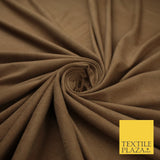 11 Colours Luxury Faux Suede Fabric Med Weight Dressmaking Upholstery Craft 60"
