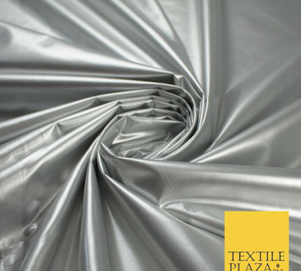 9 Colours - Glossy PVC Fabric Dress Fashion Material Craft Decor 56" Wide