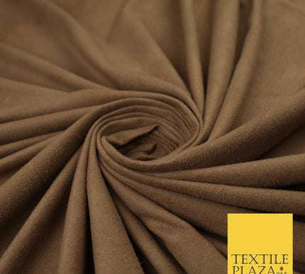 11 Colours Luxury Faux Suede Fabric Med Weight Dressmaking Upholstery Craft 60"