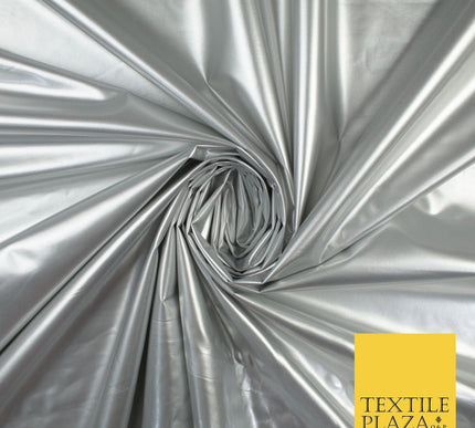 9 Colours - Glossy PVC Fabric Dress Fashion Material Craft Decor 56" Wide