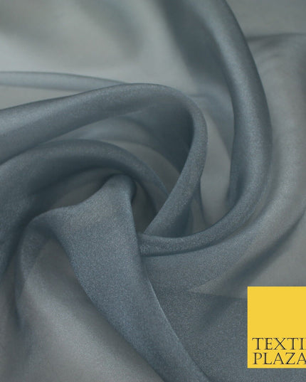 15 COLOURS - Premium Crystal Organza Bridal Wedding Dance Dress Veil Fabric 44"