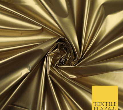 9 Colours - Glossy PVC Fabric Dress Fashion Material Craft Decor 56" Wide