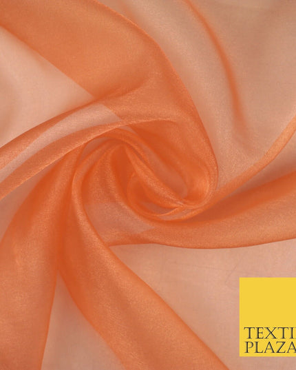 15 COLOURS - Premium Crystal Organza Bridal Wedding Dance Dress Veil Fabric 44"