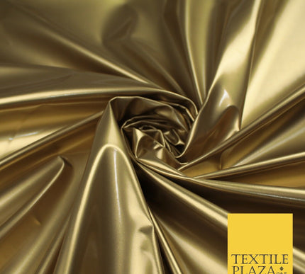 9 Colours - Glossy PVC Fabric Dress Fashion Material Craft Decor 56" Wide