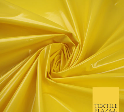 9 Colours - Glossy PVC Fabric Dress Fashion Material Craft Decor 56" Wide