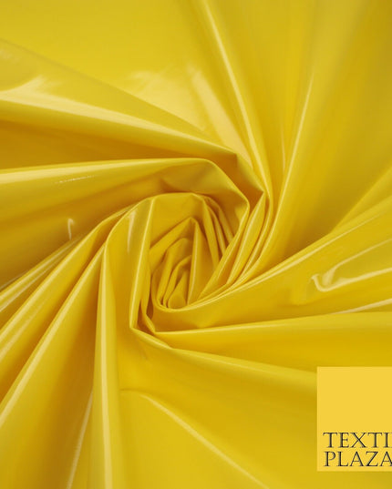 9 Colours - Glossy PVC Fabric Dress Fashion Material Craft Decor 56" Wide