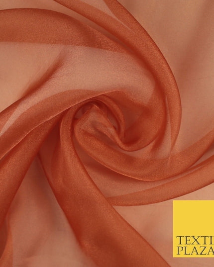 15 COLOURS - Premium Crystal Organza Bridal Wedding Dance Dress Veil Fabric 44"