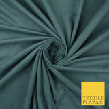 11 Colours Luxury Faux Suede Fabric Med Weight Dressmaking Upholstery Craft 60"