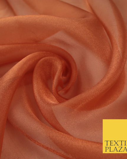 15 COLOURS - Premium Crystal Organza Bridal Wedding Dance Dress Veil Fabric 44"