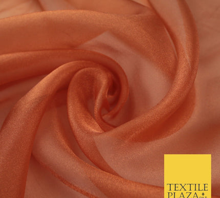 15 COLOURS - Premium Crystal Organza Bridal Wedding Dance Dress Veil Fabric 44"