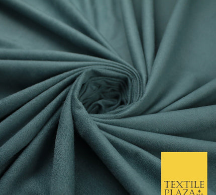 11 Colours Luxury Faux Suede Fabric Med Weight Dressmaking Upholstery Craft 60"