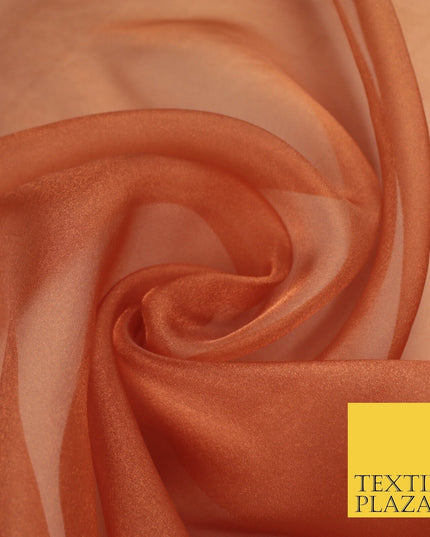 15 COLOURS - Premium Crystal Organza Bridal Wedding Dance Dress Veil Fabric 44"