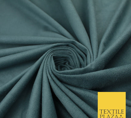 11 Colours Luxury Faux Suede Fabric Med Weight Dressmaking Upholstery Craft 60"