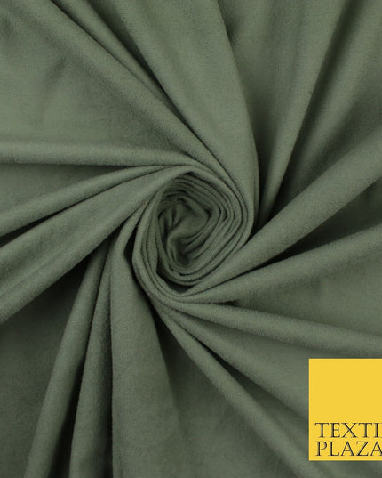 11 Colours Luxury Faux Suede Fabric Med Weight Dressmaking Upholstery Craft 60"