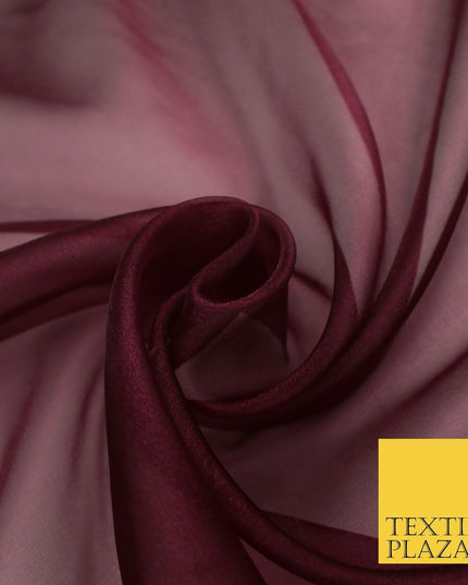 15 COLOURS - Premium Crystal Organza Bridal Wedding Dance Dress Veil Fabric 44"