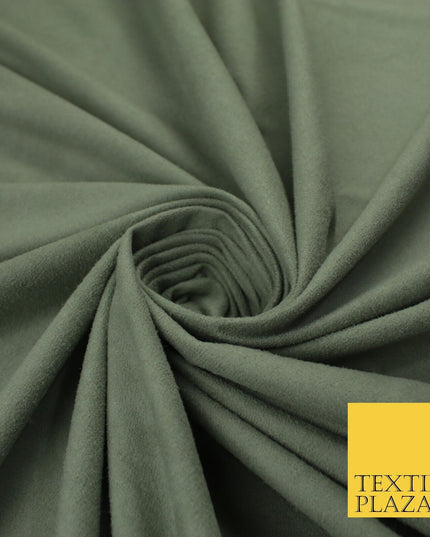 11 Colours Luxury Faux Suede Fabric Med Weight Dressmaking Upholstery Craft 60"