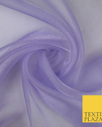 15 COLOURS - Premium Crystal Organza Bridal Wedding Dance Dress Veil Fabric 44"