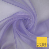 15 COLOURS - Premium Crystal Organza Bridal Wedding Dance Dress Veil Fabric 44"
