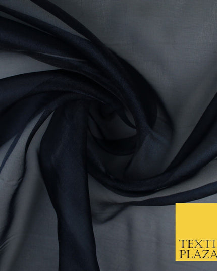 15 COLOURS - Premium Crystal Organza Bridal Wedding Dance Dress Veil Fabric 44"