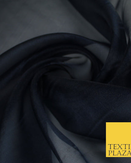 15 COLOURS - Premium Crystal Organza Bridal Wedding Dance Dress Veil Fabric 44"