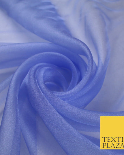 15 COLOURS - Premium Crystal Organza Bridal Wedding Dance Dress Veil Fabric 44"