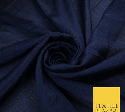 OVER 20 COLOURS - Premium Plain Dyed Crinkle Georgette Chiffon Dress Fabric 46"