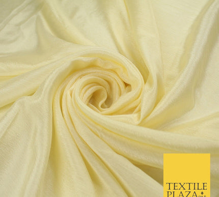 OVER 20 COLOURS - Premium Plain Dyed Crinkle Georgette Chiffon Dress Fabric 46"