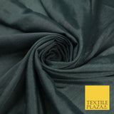 OVER 20 COLOURS - Premium Plain Dyed Crinkle Georgette Chiffon Dress Fabric 46"