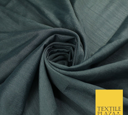 OVER 20 COLOURS - Premium Plain Dyed Crinkle Georgette Chiffon Dress Fabric 46"