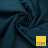 OVER 20 COLOURS - Premium Plain Dyed Crinkle Georgette Chiffon Dress Fabric 46"