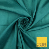 OVER 20 COLOURS - Premium Plain Dyed Crinkle Georgette Chiffon Dress Fabric 46"