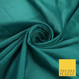 OVER 20 COLOURS - Premium Plain Dyed Crinkle Georgette Chiffon Dress Fabric 46"