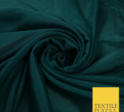 OVER 20 COLOURS - Premium Plain Dyed Crinkle Georgette Chiffon Dress Fabric 46"
