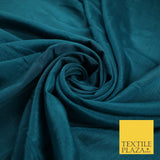 OVER 20 COLOURS - Premium Plain Dyed Crinkle Georgette Chiffon Dress Fabric 46"