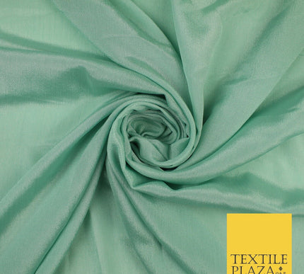 OVER 20 COLOURS - Premium Plain Dyed Crinkle Georgette Chiffon Dress Fabric 46"