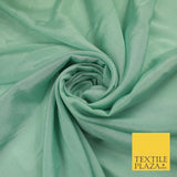 OVER 20 COLOURS - Premium Plain Dyed Crinkle Georgette Chiffon Dress Fabric 46"