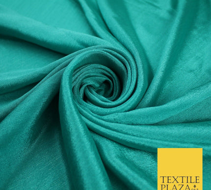 OVER 20 COLOURS - Premium Plain Dyed Crinkle Georgette Chiffon Dress Fabric 46"