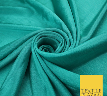 OVER 20 COLOURS - Premium Plain Dyed Crinkle Georgette Chiffon Dress Fabric 46"