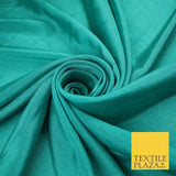 OVER 20 COLOURS - Premium Plain Dyed Crinkle Georgette Chiffon Dress Fabric 46"