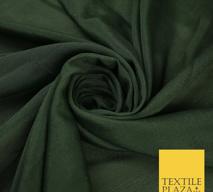 OVER 20 COLOURS - Premium Plain Dyed Crinkle Georgette Chiffon Dress Fabric 46"
