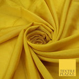 OVER 20 COLOURS - Premium Plain Dyed Crinkle Georgette Chiffon Dress Fabric 46"