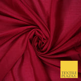 OVER 20 COLOURS - Premium Plain Dyed Crinkle Georgette Chiffon Dress Fabric 46"
